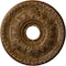 Ekena Millwork Granada Ceiling Medallion (Canopies up to 6 5/8"), 18"OD x 3 1/2"ID x 2 1/2"P, Smokey Topaz Crackle CM18GASTC - alternate 1